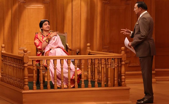 Madhavi Latha Intimidates Through 'Aap Ki Adalat'